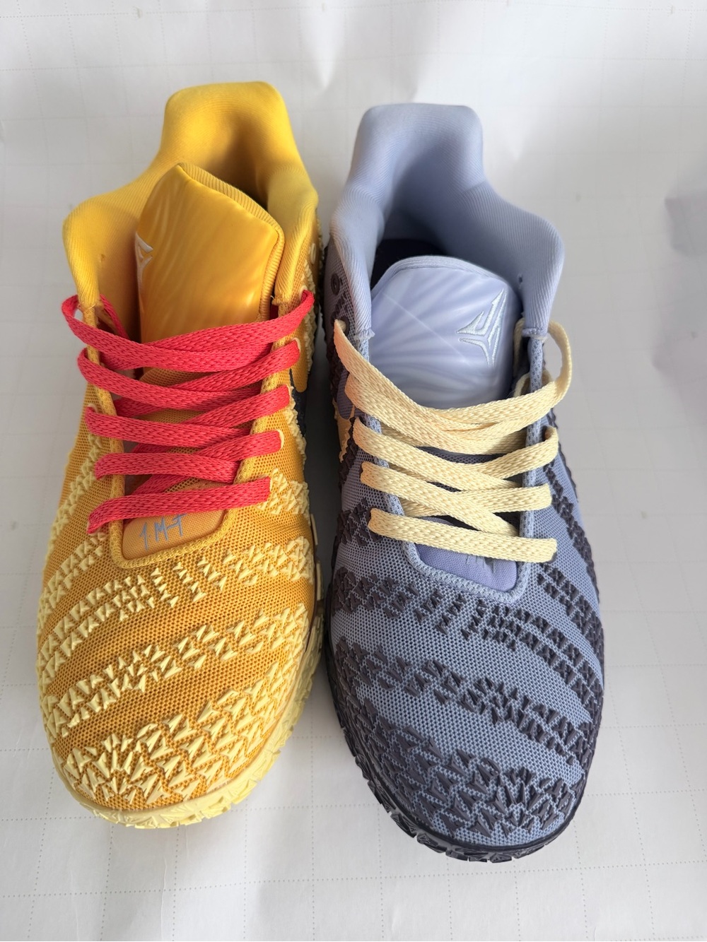 Nike Kids Two-Pair Athletic Sneakers in Yellow, Pink & Blue - Picture 5 of 5